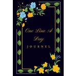 One Line a Day Journal one year: One sentence a day notebook diary for daily reflections, journaling and memories , Dated and Lined Book, 6x9inches 100 pages
