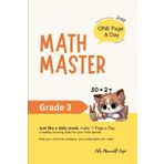 One Page A Day: MATH MASTER for Grade 3: Just like a daily snack, make '1 Page a Day' a healthy learning habit for your little learner.