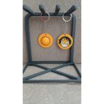 One Piece Luffy Şapkası Figürü (Ister Anahtarlık Ister Çanta Süsü) – 3D Baskı Özel Tasarım - Renkli