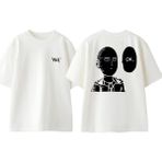 One Punch Man 1 Tasarım Sırt Baskılı Pamuk Beyaz Oversize T-Shirt - XL