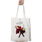 One Punch Man Deadpool Slap Taco Iki Tarafı Kalıcı Baskılı Yıkanabilir Okul Plaj Omuz Bez Çantası