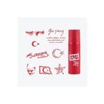 One Spray Tattoo Atatürk ve Cumhuriyet Dövme Şablon Seti + Kırmızı Sprey 2