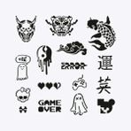 One Spray Tattoo City Pack Dövme Tokyo Şablon Seti