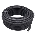 One Stop Outdoor (50 Ayak) 1/4 inç Damla Sağanak Hortum, Siyah Kauçuk Damla Sulama Borusu (Raindrip, Rainbird, Orbit Boru ve Bağlantı Parçaları ile Uyumlu) (50 Ayak)