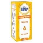 One Up D3 Vitamini 1000 IU İçeren 20 ml Damla