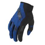 O'NEAL | Bisiklet ve motokros eldiveni | MX MTB FR Downhill | kalıp, hava geçiren malzeme | Element Youth Glove Race Wear V.24 | Yetişkinler | Siyah Mavi | Beden S