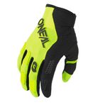 O'NEAL | Bisiklet ve motokros eldiveni | MX MTB FR Downhill | kalıp, hava geçiren malzeme | Element Youth Glove Race Wear V.24 | Yetişkinler | Siyah Neon Sarı | Beden M