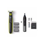 Oneblade Şekillendirici Tıraş Makinesi + Kaş, Burun ve Kulak Kılı Makinesi Hediye