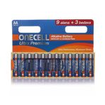 Onecell Ultra Premium Alkalin 9+3 AA Pil