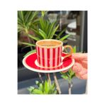Onedekor 2 Kişilik Red Double Kahve Fincanı