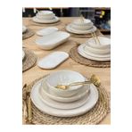 Onedekor 27 Parça Modern Gold Lüks Yemek Takımı