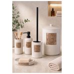 Onedekor 5 Parça Porselen Bethany Banyo Seti