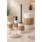 Onedekor 5 Parça Porselen Cleara Banyo Seti