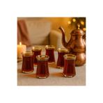 Onedekor 6’lı Glam Çay Bardağı Gold