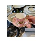 Onedekor 6'lı Porselen Wings Pink Kahve Fincanı