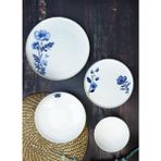 Onedekor Peta Blue 24 Parça 6 Kişilik Ince Porselen Yemek Takımı
