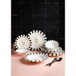 Onedekor Piano Flora Tifany 24 Parça 6 Kişilik Porselen Yemek Takımı