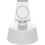 Oneder V02 Wireless Şarjlı Dokunmatik Digital Saat Kablosuz Hoparlör - Speaker - Beyaz