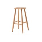 Onehome Ahşap Tabure Ham Kare 70 Cm