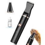 oneisall Kedi patisi IPX7 su geçirmez pati kesme makinesi, 2 bıçak başlığı, pati düzeltici, köpek, kedi, pati, göz, kulak, yüz, vücut için (siyah)