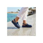 Oneka Shoes Kadın Günlük Sandalet Lacivert kırışık rugan sarma 260627STKS1715
