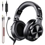 OneOdio A71D Kablolu Oyuncu Kulaklığı - Çağrı Merkezi - Çıkartılabilir Mikrofonlu, Ps4/ps5/xbox/pc Uyumlu - Siyah