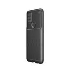 OnePlus Nord N10 Siyah Kılıf Silikon Deri Görünümlü Parmak İzi Bırakmaz Niss