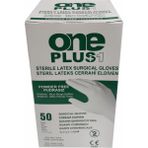 Oneplus Steril Cerrahi Eldiven Pudrasız - 50 Çift ( 1 Kutu) No : 7.5 Mege