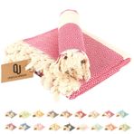 One's & Unique Plaj Havlusu, 2'li Peştemal-Peşkir Seti,%100 Organik Pamuk (Fuşya)