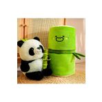 onestophub 40 Cm Sevgiliye Özel Hediye- Bambu Peluş Panda - Süpriz Fermuarlı Özel Tasarım