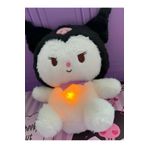 onestophub Uyku Arkadaşı Kuromi Kedi Nefes Alan Peluş Ayı Müzikli Işıklı Ritmik Solunum Hareketli Peluş Oyuncak