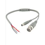 OneTech Bnc Konnektör Hazır Kablolu 10 Adet Dc Power Jak Cctv Y Kablo