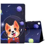 ONETHEFUL Samsung Galaxy Tab S5e 10.5" 2019 T720 T725 Tablet için Kılıf Standlı ve PU Deri Kapaklı Koruyucu Kılıflar - Uzay Köpeği
