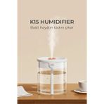 Onetick Ultrasonik Hava Nemlendirici Buhar Makinesi Çift Püskürtmeli Difüzör K15 - Beyaz