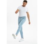 Onezero Erkek Açık Mavi Skinny Fit Pantolon - 40