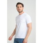 OneZero Erkek Beyaz Bisiklet Yaka T-Shirt Rahat Kalıp Regular %100 Pamuk - 2XL