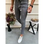 OneZero Erkek Gri Skinnyfit Likralı Jean Kot Pantolon - 30