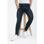 OneZero Erkek Mavi-kahve Destroy Skinny Fit Jeans