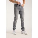 OneZero Erkek Pantolon Gri Regular Fit Fermuarlı Jeans - Açık Gri - 38