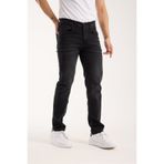 OneZero Erkek Pantolon Siyah Regular Fit Fermuarlı Jeans