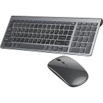 Onezero Kablosuz Türkçe Klavye Mouse Set Şarjlı Klavye Mouse 2.4g USB Dongle ve Bluetooth Bağla