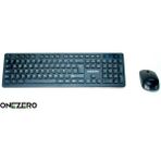 OneZero Wireless Klavye Mouse Combo Set - Siyah