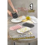 ongu home Piramit Şekilli Buzluk Slikon Buzluk Kabı Buz Kalıbı Large
