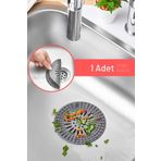 ongu home Yuvarlak Süzgeç Lavabo Süzgeci Kaymaz Vantuzlu Banyo Süzgeci