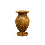 Oniks Doğal Taş Küp Vazo – 12 cm Dekoratif El Yapımı Ürün