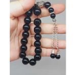 Oniks (Onix) Taşı Parlak 17lik Efe Tesbih 12mm (51532)