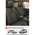 Oniks Oto Koltuk Kılıfı- (Toyota Corolla-Auris-Yaris Uyumlu) - Füme