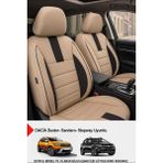 Oniks Tay Tüyü Oto Koltuk Kılıfı-(Dacia Sandero-Stepway-Duster Uyumlu) - Bej