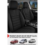 Oniks Tay Tüyü Oto Koltuk Kılıfı-(Peugeot 206-207-208-306-307-407- Uyumlu) - Siyah
