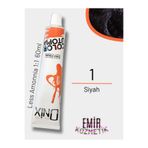 onix Düşük Amonyaklı Saç Boyası 60ml Siyah 1